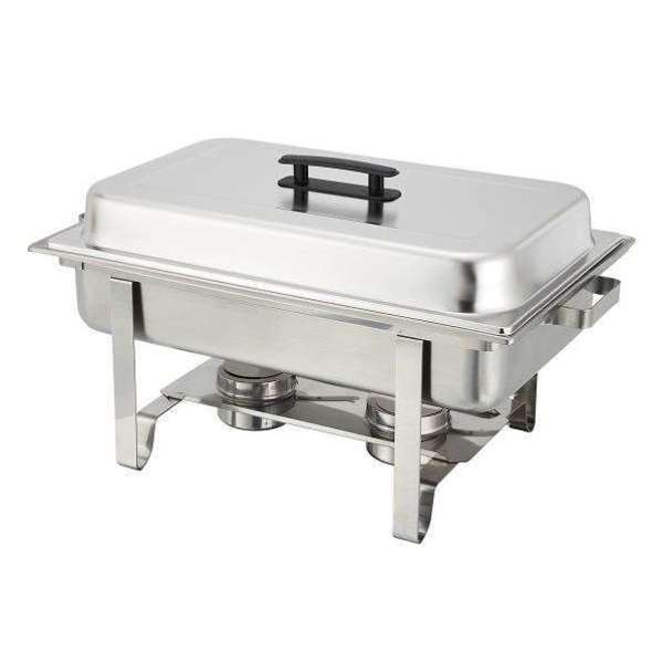 Winco Winco Polished Cover & Hold Device Chafer C-3080B